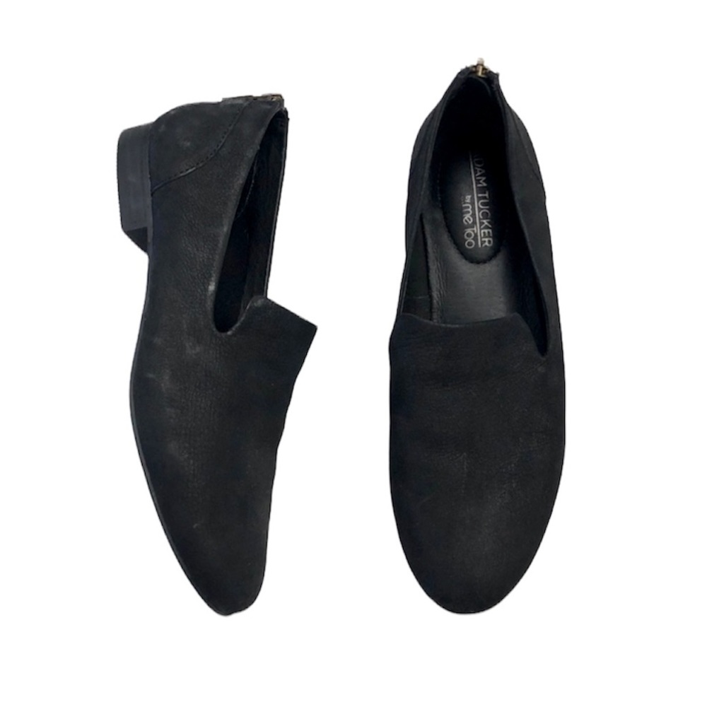 Adam Tucker Me Too Leather Marina Zip Loafers